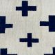 Handcrafted Minimalist Cotton and Wool Handknotted Rug for Modern Rooms